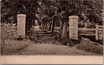 Vintage 1900s Kansas State University Manhattan Postcard  Lover's Lane K.S.A.C.  • $5.25