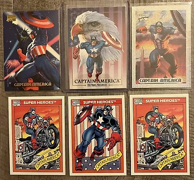 Marvel Captain America Cards 1990 1992 1994 • £18