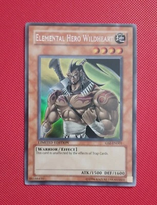 £9.49 • Buy GSE-EN001 Elemental Hero Wildheart Secret Ultra Rare 1st Edition Yugioh Card