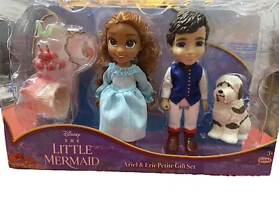 NEW Disney The Little Mermaid Ariel Ursula & Eric 6  Petite Doll Gift Set 2023 • $42.74