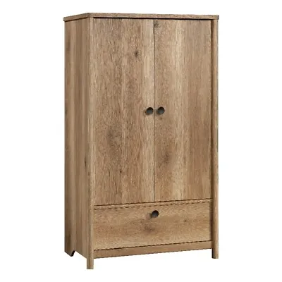 Sauder Dover Edge Engineered Wood Armoire In Timber Oak Finish • $428.10