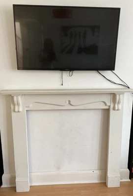 £50 • Buy Mantlepiece / Fire Surround Painted Pine Victorian Style