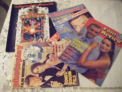 James Bond Bundle Of 4 Film Magazines • £10