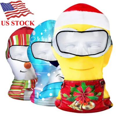 Winter Balaclava Windproof Neck Gaiter Full Face Mask Hat For Ski Sports Cosplay • $3.98