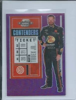 2021 Panini Chronicles #11 Martin Truex Jr. Contenders Purple 05/25 • $1.52