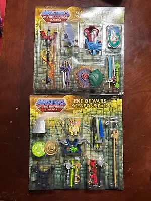 Masters Of The Universe Classics End Of Wars And Great Unrest Weapons Pak Pack • $26