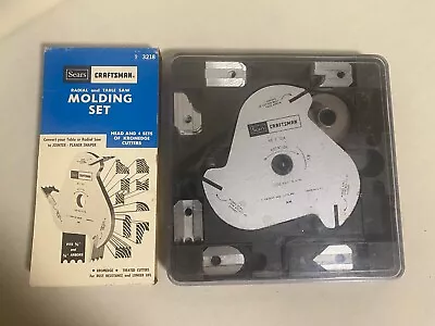 Sears Craftsman 9 3218 7  Triple Cutter Molding Head Set For Radial & Table Saws • $25