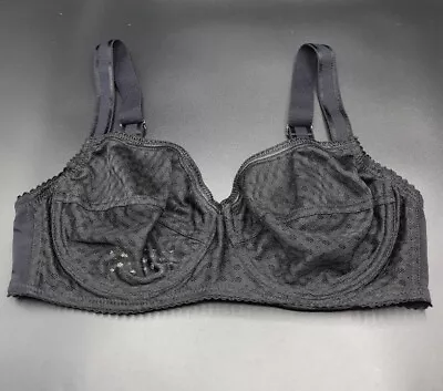 Miss Mary Of Sweden Black Mix Lace Underwire Full Cup Support Bra 34b New • $23.98