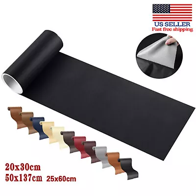 Self-Adhesive Patch Stick Leather Repair Kit On Sofa Clothing Car Seat Couch US • $5.41