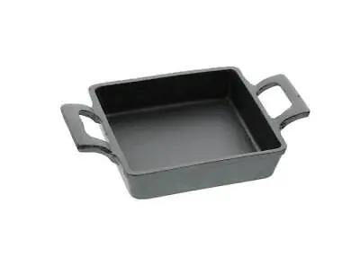 £5.39 • Buy Skillet Frying Pan Fry Grill Griddle Dish Cast Iron Oven To Table Square 13cm 