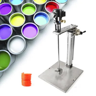 $255 • Buy 5 Gal Automatic Pneumatic Paint Mixer Stirrer Paint Blender Shaker Air Agitator