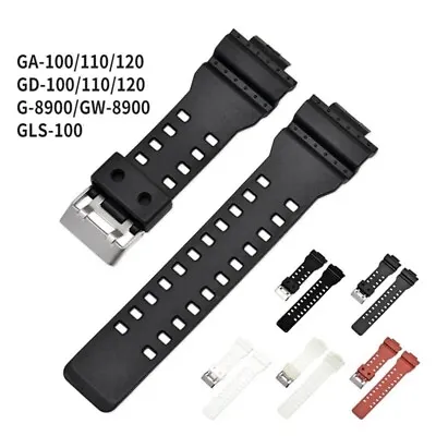 16mm Replacement For Casio G-Shock G-8900 GA-100 GA-110 GA-200 Watch Band Strap • $10.78