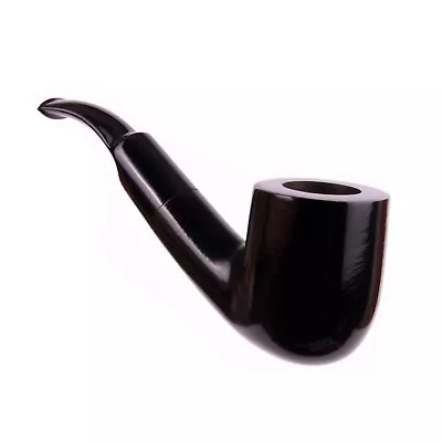 Mr. Brog Workshop New Handmade Tobacco Pipe No. 39 Classic Black Pear Wood Fajka • $20