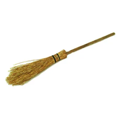 Dollhouse Sir Thomas Thumb Halloween Witch Broom Artisan 1:12 Scale Miniature • $7.49