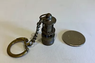 Vintage Brass Mini Coleman Lantern Style Keychain Key Ring Chain Fob Hangtag  • $15.99