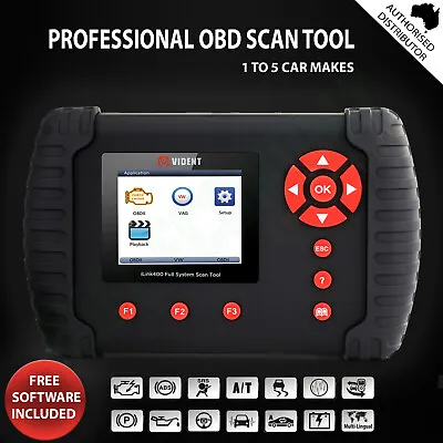 OBD Scan Tool For Holden VR VS VX VT VE WM VY VZ Engine ABS Airbag Vident I400AU • $315