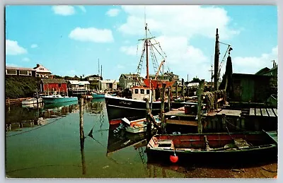 Massachusetts MA - The Quaint Menemsha Harbor - Vintage Postcard - Posted • $4.39