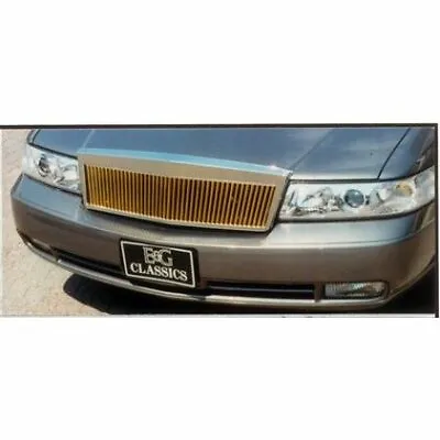E&G Classics 1998-2004 Cadillac Seville Low Profile Vertical Billet Grille GOLD • $1015