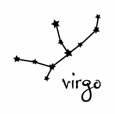 Virgo Constellation Zodiac Star Sign Astrology Car Decal Window Sticker • $9.99