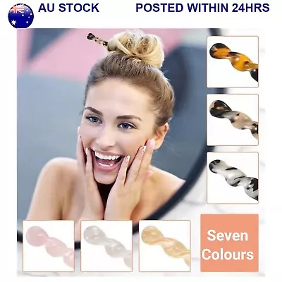 $7.69 • Buy 10 Colours Acetate Hair Stick Tortoise Shell Hairpin Chopsticks Hair Accessories