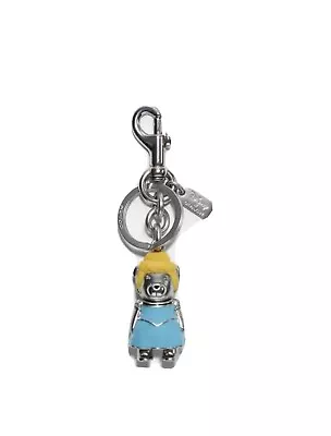 Disney X Coach Cinderella Princess Bear Key Chain Bag Charm NWT • $80.99