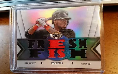 2012 TOPPS TRIPLE THREADS JOSE REYES MARLINS  Fresh Fish  RELIC JERSEY #26/36 • $14.85