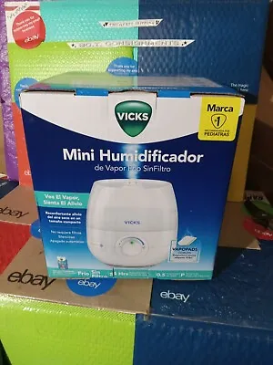 VUL52V1 🆕️Vicks Top Fill 0.5 Gallon Ultrasonic Cool Mist Humidifier 🌬White🆕️ • $35.88