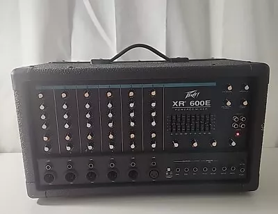 Peavey XR 600E  6 Channel Powered Mixer Amp • $175