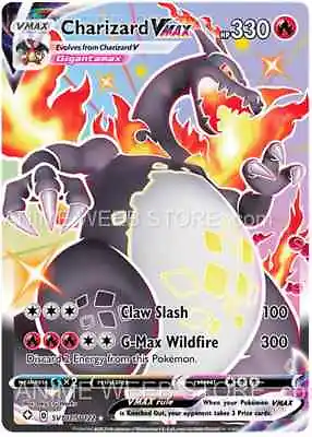 $6 • Buy Sticker Charizard VMAX Shining Fates Pokemon Card Sticker