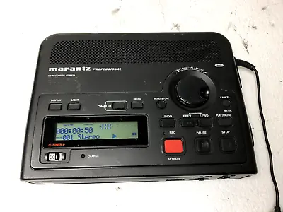 Marantz CDR310 Professional Portable Black CD Recorder NO Power Adapter • $100