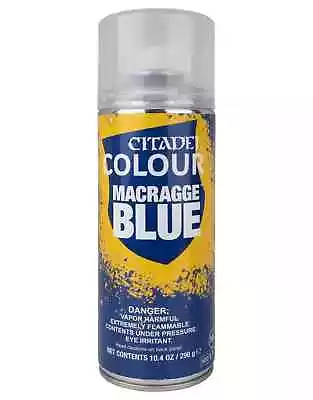 Citadel Colour  MACRAGGE BLUE  Spray (400 Ml) Games Workshop Primer Layer Paint • £13.49