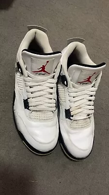 Size 11 - Jordan 4 Retro OG Mid White Cement • $320