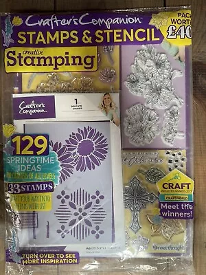 Creative Stamping Magazine Issue 132 NEW Crafters Companion Springtime Stamps • £9.99