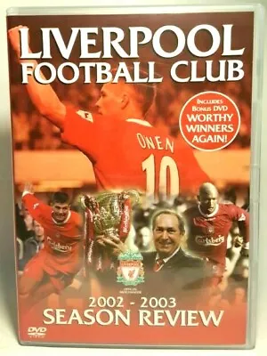 £11.99 • Buy Liverpool FC (2 DVD Set) Season Review 2002/2003 02/03