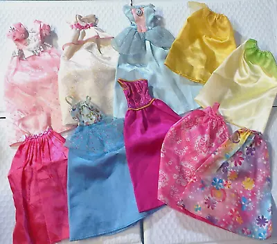 VINTAGE Barbie Doll Dress Lot EVENING GOWN DRESSES SUN DRESSES OUTFITS SKIRTS • $4.99