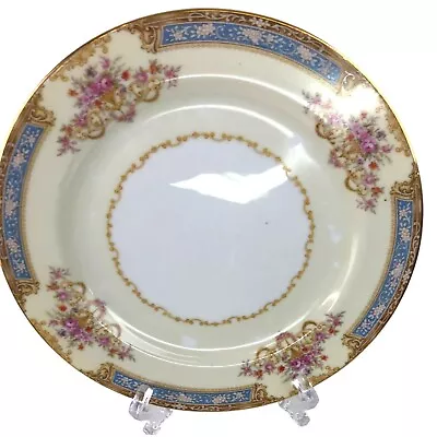 Bluelace Noritake 7-5/8  Porcelain Salad Plate Made In Occupied Japan 1948-1952 • $17.99