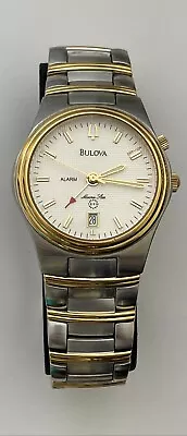 Bulova Marine Star Alarm 100 Meters Water Resistant Quartz Swiss ETA Bulova Date • $116.52