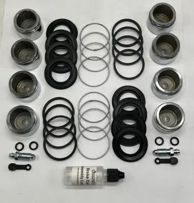 Front Caliper Rebuild Kit For Z32 Nissan 300ZX 4 Pot Front Calipers W/ Pistons • $109