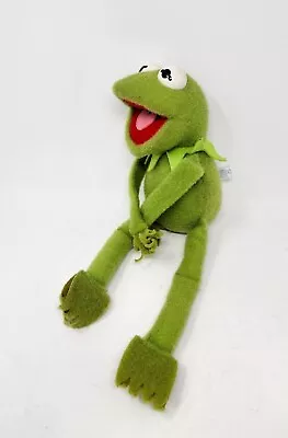 Vintage 1985 Muppets Kermit Frog Doll Stuffed Plush Hasbro Softies Jim Henson  • $19