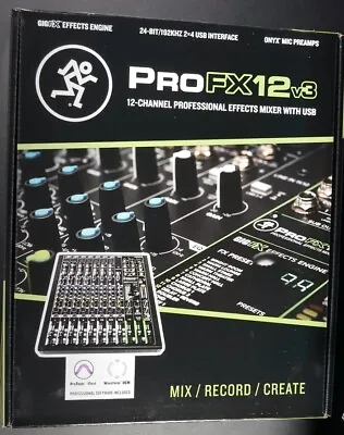 Mackie ProFX12v3 12-channel 12CH Mixer With USB And Effects • $319.99