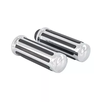 CHROME & BLACK CUSTOM GRIPS : Fit Suzuki VZ 800 / VZ 1600 Marauder (45-0165) • $62.17