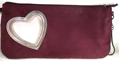 Victoria's Secret Women's Wristlet Bag Purse Pouch Wallet Clear Heart • $7.50