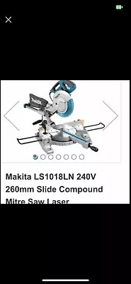 Makita LS1018LN Slide Compound Mitre Saw With Laser • £300