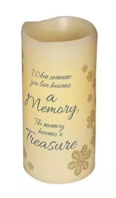 6  Flameless Vanilla Scented Memory Pillar Candle Flickering Led Lig • $21.44