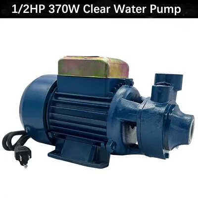 1/2hp Clear Water Pump Electric Centrifugal Clean Water Industrial Farm Pool Pon • $51.19
