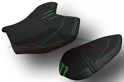 FIT KAWASAKI Z750  Z1000 2007-2012 Volcano Design Seat Cover GREEN A Anti Slip • £160