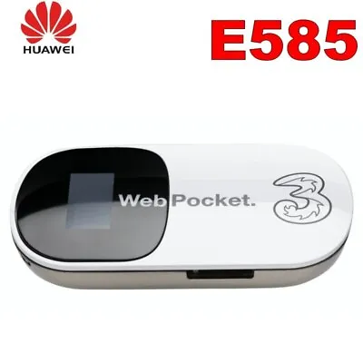 Unlocked Huawei E585 3G Mobile Hotspot HSDPA Router Pocket Wifi ModemOLED Screen • $49.96