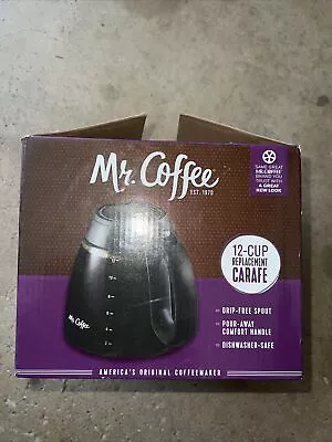 Mr Coffee PLD12-1 Replacement 12 Cup Carafe Coffee Maker Pot BVMC-SJX33GT SJX33 • $8.74