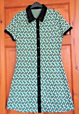 £20.99 • Buy Mod / 60s Dress Size 16 ( ZK 1 )