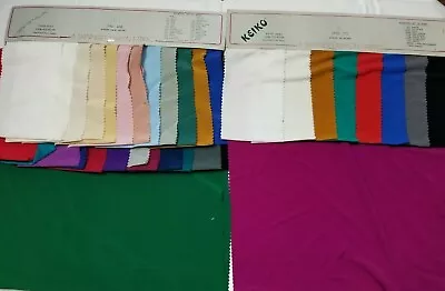 Vintage 1985 Springs Industries Japan Import Salesman Samples Fabric 34 Pieces • $14.98